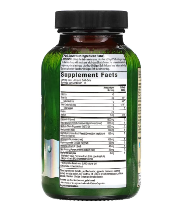 Irwin Naturals, Concentrated Maca Root and Ashwagandha, 75 Liquid Soft-Gels
