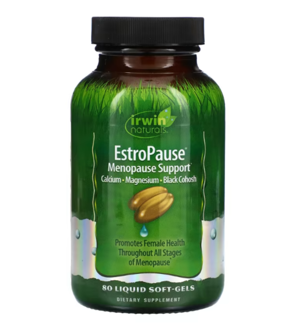 Irwin Naturals, EstroPause, Menopause Support, 80 Liquid Soft-Gels