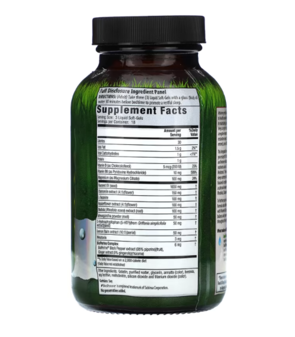 Irwin Naturals, Good Mood Sleep PM, 54 Liquid Soft-Gels
