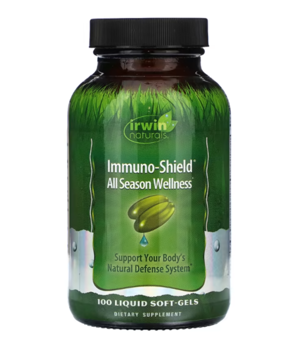 Irwin Naturals, Immuno-Shield, All Season Wellness, 100 Liquid Soft-Gels