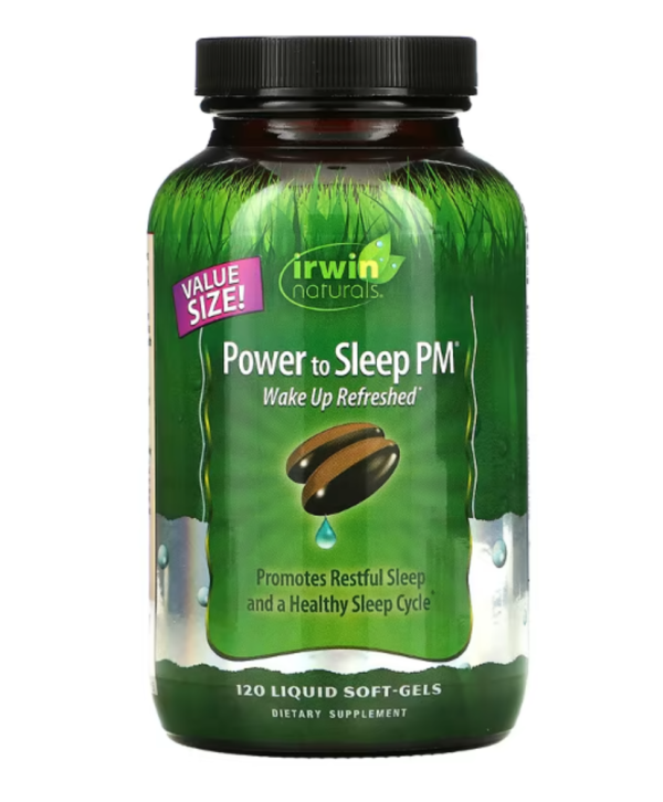 Irwin Naturals, Power to Sleep PM, 120 Liquid Soft-Gels