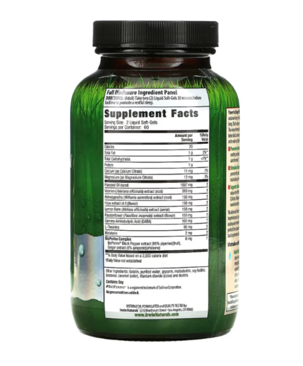 Irwin Naturals, Power to Sleep PM, 120 Liquid Soft-Gels