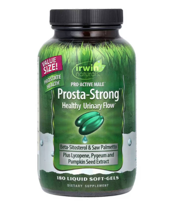 Irwin Naturals, Prosta-Strong, Healthy Urinary Flow, 180 Liquid Soft-Gels