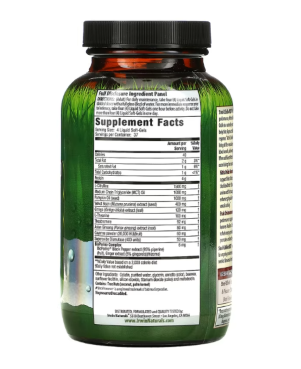 Irwin Naturals, Steel-Libido Red, Magnum Blood-Flow, 150 Liquid Soft-Gels