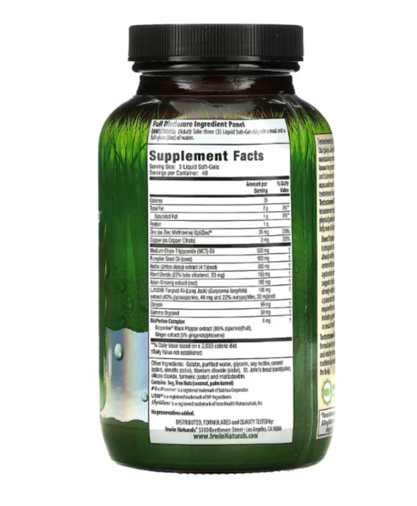 Irwin Naturals, Testosterone UP, 120 Liquid Soft-Gels