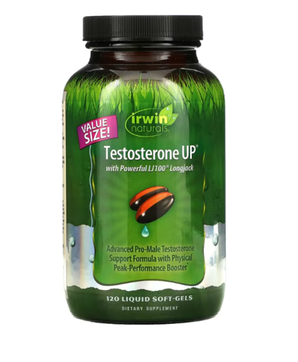 Irwin Naturals, Testosterone UP, 120 Liquid Soft-Gels