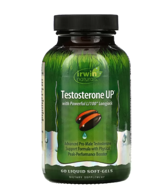 Irwin Naturals, Testosterone UP, 60 Liquid Soft-Gels