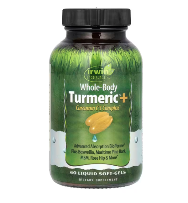 Irwin Naturals, Whole-Body Turmeric+, 60 Liquid Soft-Gels
