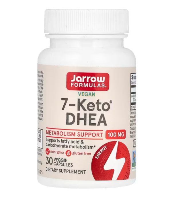 Jarrow Formulas, 7-Keto DHEA, 100 mg, 30 Veggie Capsules