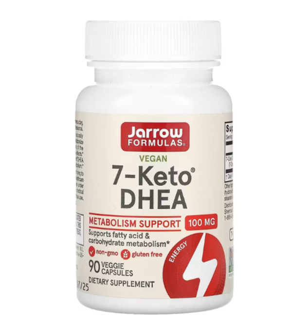 Jarrow Formulas, 7-Keto DHEA, 100 mg, 90 Veggie Caps