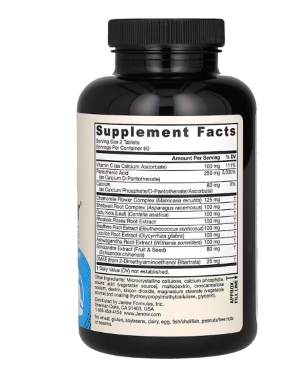 Jarrow Formulas, Adrenal Optimizer, 120 Tablets