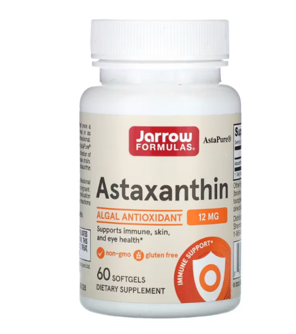 Jarrow Formulas, Astaxanthin, 12 mg, 60 Softgels