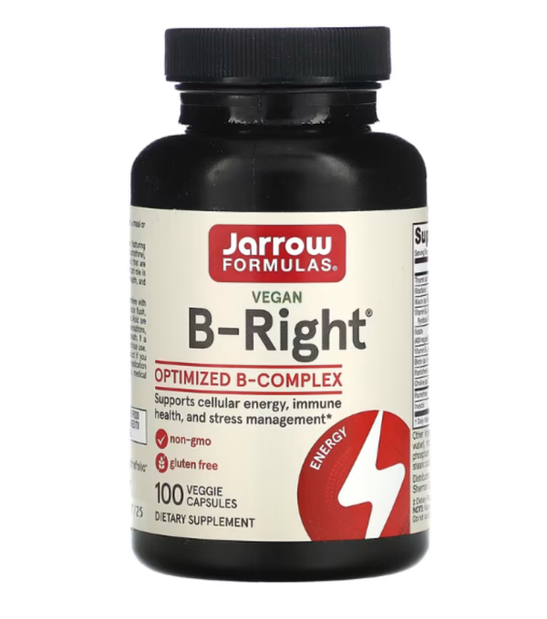 Jarrow Formulas, B-Right, 100 Veggie Caps