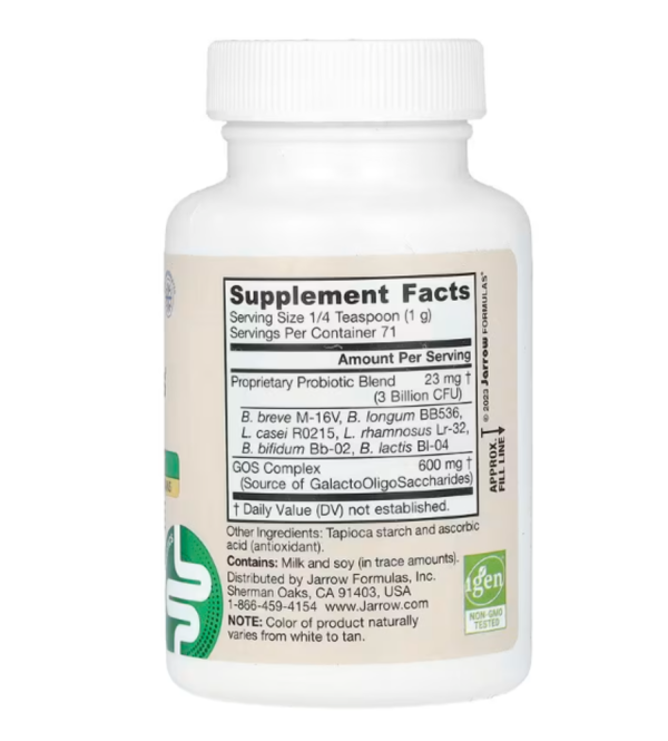 Jarrow Formulas, Baby's Jarro-Dophilus, Probiotic + GOS Prebiotic Powder, 2.5 oz (71 g)