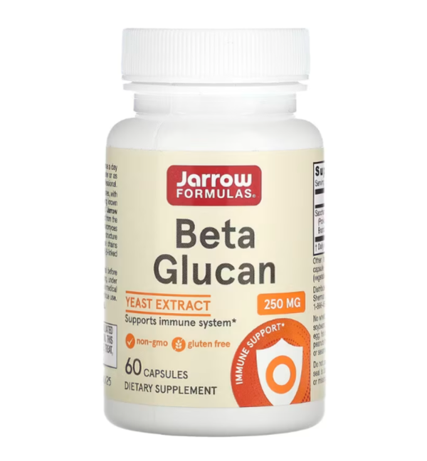 Jarrow Formulas, Beta Glucan, 250 mg, 60 Capsules