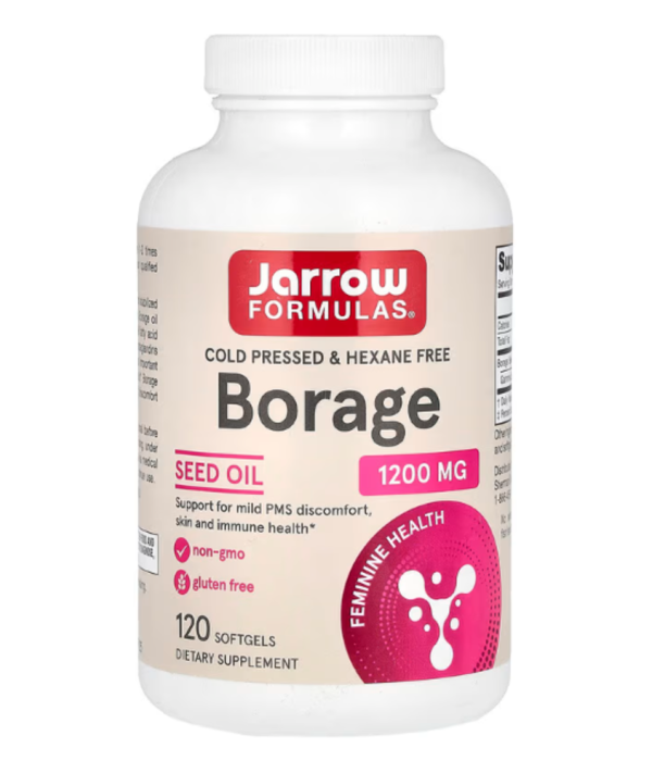 Jarrow Formulas, Borage, GLA-240, 1200 mg, 120 Softgels