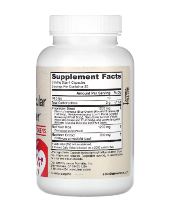 Jarrow Formulas, Cardiovascular Optimizer, 120 Veggie Capsules
