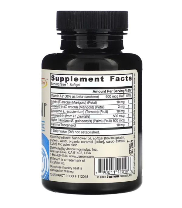 Jarrow Formulas, CarotenAll, Mixed Carotenoids Complex, 60 Softgels
