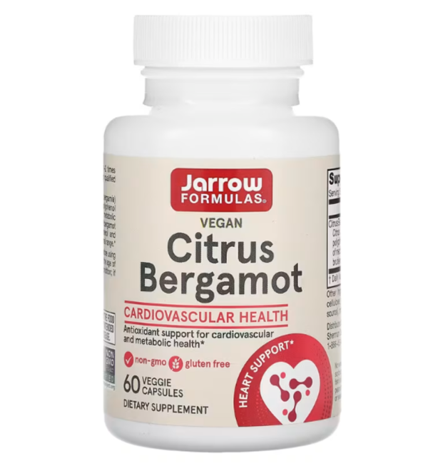 Jarrow Formulas, Citrus Bergamot, 60 Veggie Capsules