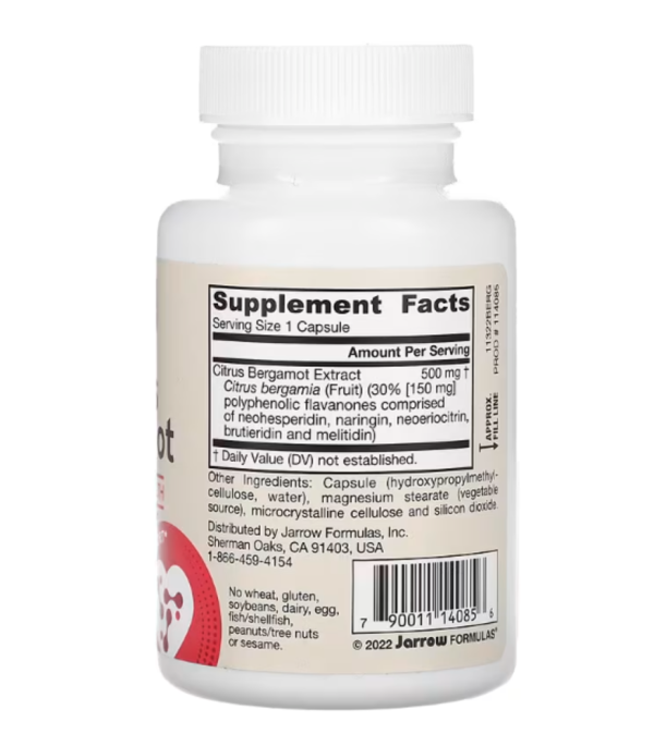 Jarrow Formulas, Citrus Bergamot, 60 Veggie Capsules