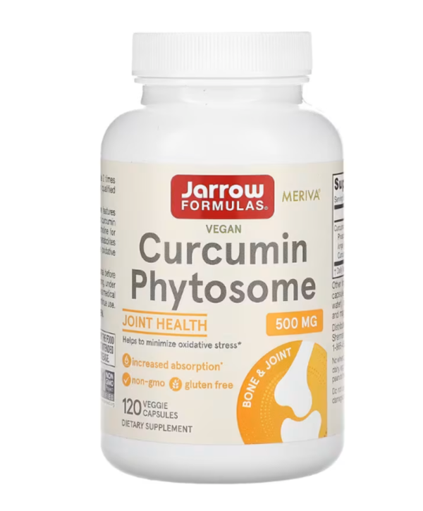 Jarrow Formulas, Curcumin Phytosome, 500 mg, 120 Veggie Capsules