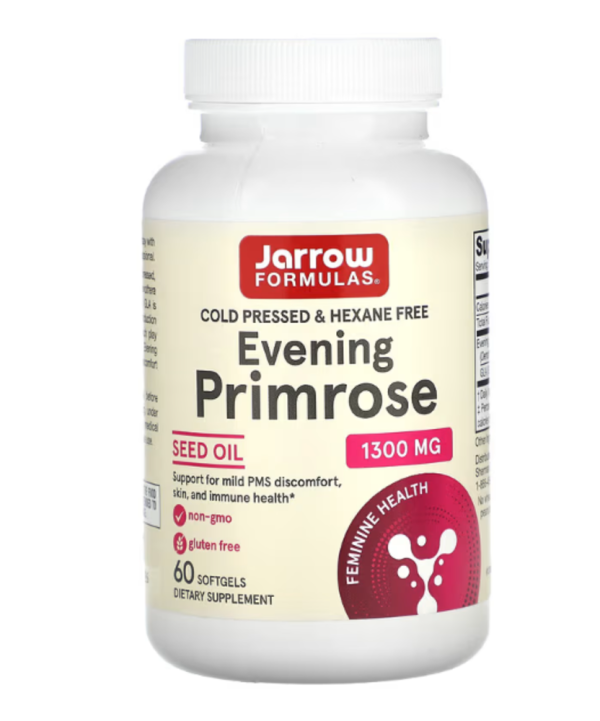 Jarrow Formulas, Evening Primrose, 1300 mg, 60 Softgels