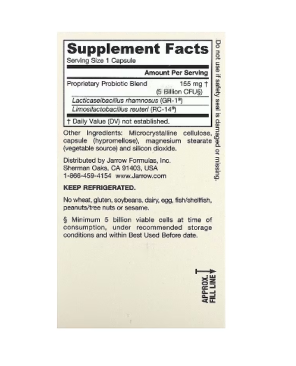 Jarrow Formulas, Fem Dophilus, 5 Billion CFU, 60 Veggie Capsules