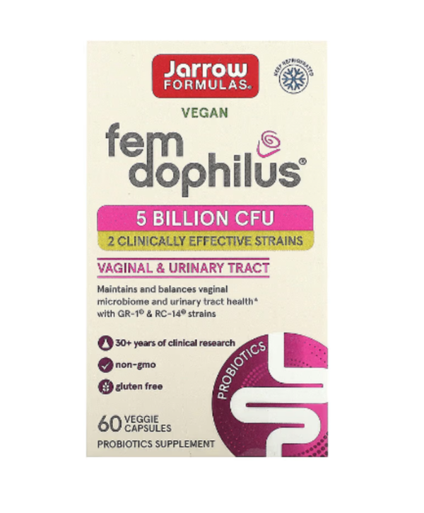 Jarrow Formulas, Fem Dophilus, 5 Billion CFU, 60 Veggie Capsules