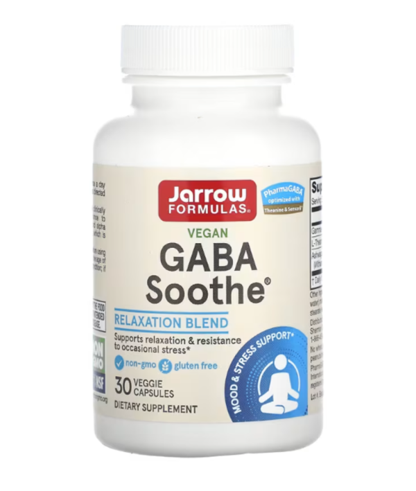 Jarrow Formulas, Gaba Soothe, 30 Veggie Caps