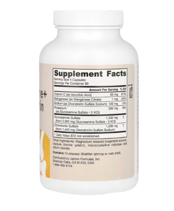 Jarrow Formulas, Glucosamine + Chondroitin, Joint Health, 240 Capsules