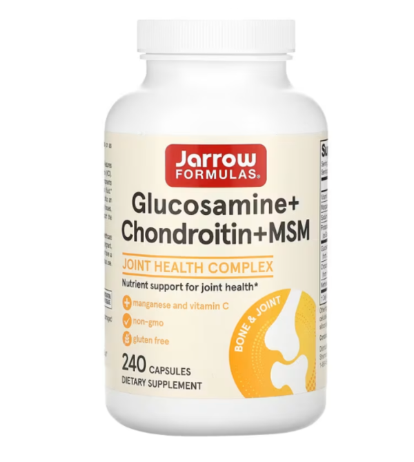 Jarrow Formulas, Glucosamine + Chondroitin + MSM , 240 Capsules