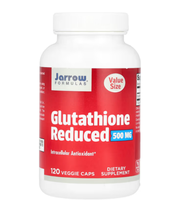 Jarrow Formulas, Glutathione Reduced, 500 mg, 120 Veggie Caps