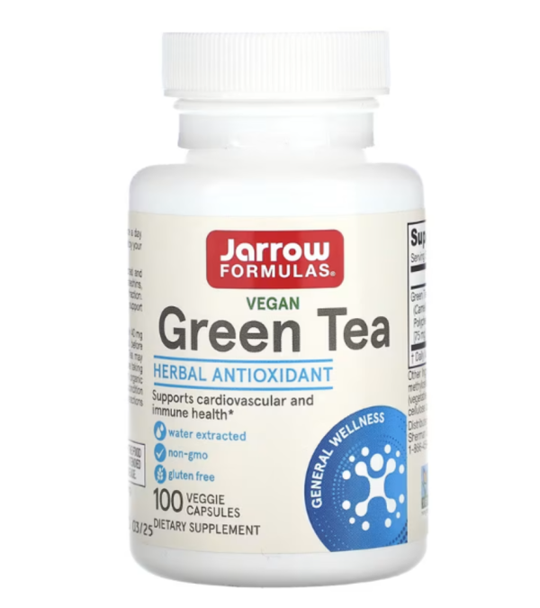 Jarrow Formulas, Green Tea, 100 Veggie Capsules