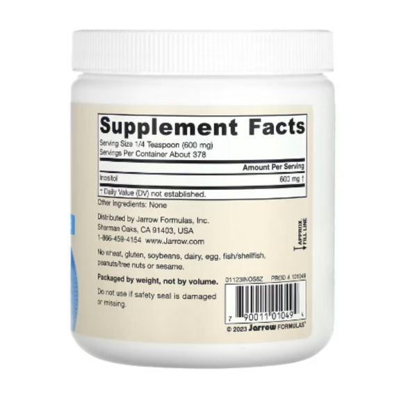 Jarrow Formulas, Inositol, 600 mg, 8 oz (227 g)