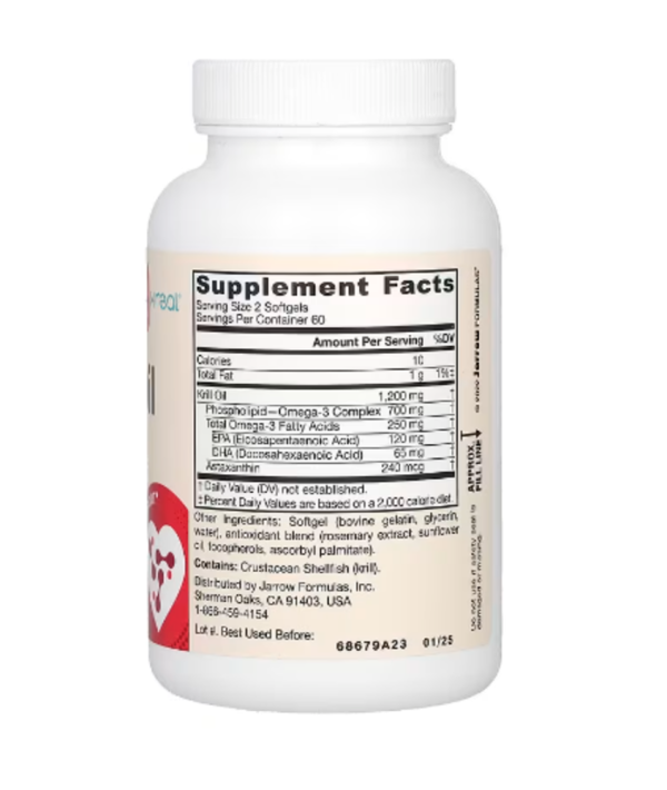 Jarrow Formulas, Krill Oil, 120 Softgels