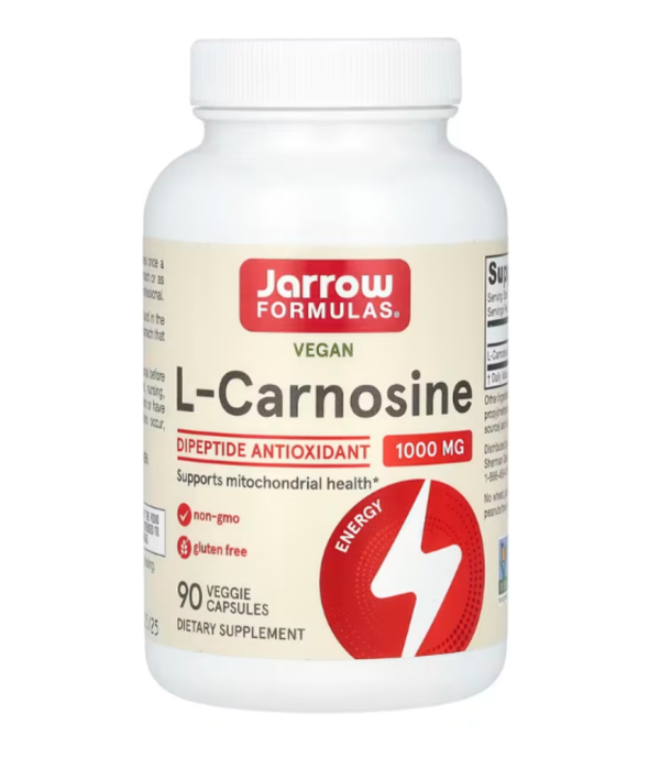 Jarrow Formulas, L-Carnosine, 90 Veggie Caps
