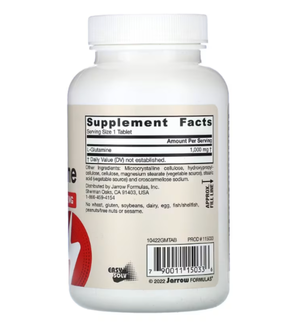 Jarrow Formulas, L-Glutamine, 1000 mg, 100 Tablets