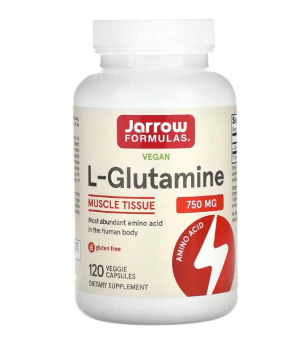 Jarrow Formulas, L-Glutamine, 750 mg, 120 Veggie Capsules