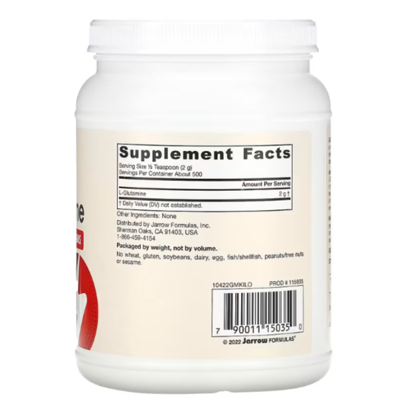 Jarrow Formulas, L-Glutamine Powder, 2.2 lbs (1000 g)