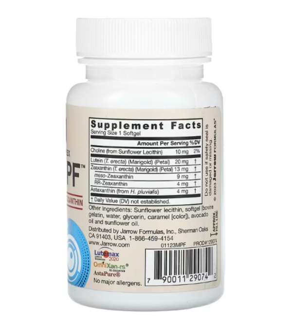 Jarrow Formulas, MaculaPF, Carotenoid Complex, 30 Softgels