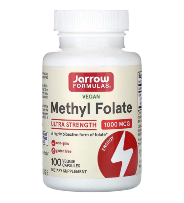Jarrow Formulas, Methyl Folate, 1,000 mcg, 100 Veggie Capsules