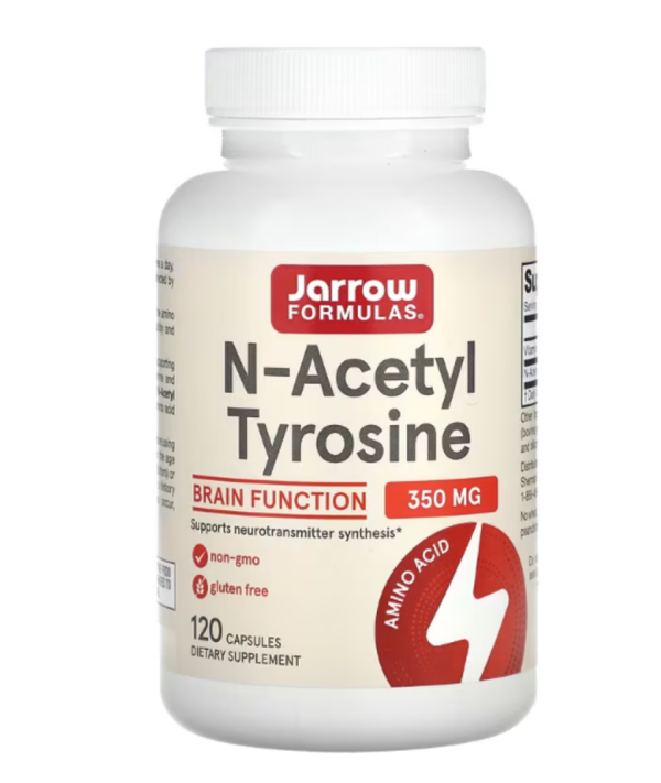 Jarrow Formulas, N-Acetyl Tyrosine, 350 mg, 120 Capsules