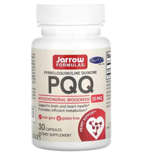 Jarrow Formulas, PQQ, 20 mg, 30 Capsules