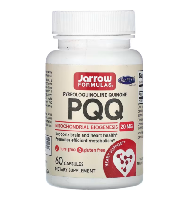 Jarrow Formulas, PQQ (Pyrroloquinoline Quinone), 20 mg, 60 Capsules