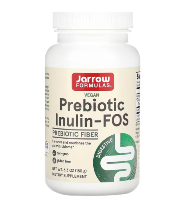 Jarrow Formulas, Prebiotic Inulin FOS, Powder, 6.3 oz (180 g)