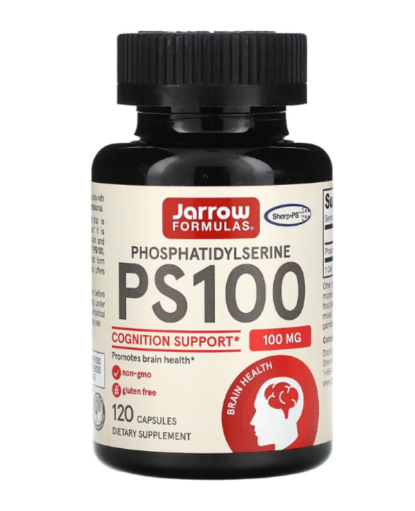 Jarrow Formulas, PS100, Phosphatidylserine, 100 mg, 120 Capsules