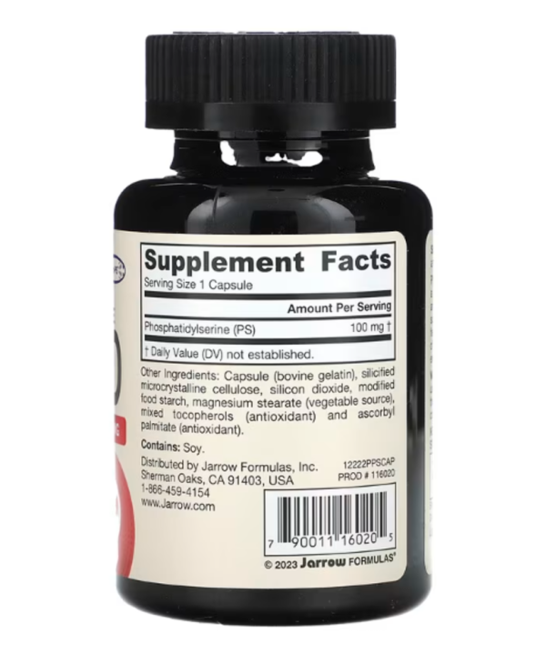 Jarrow Formulas, PS100, Phosphatidylserine, 100 mg, 120 Capsules