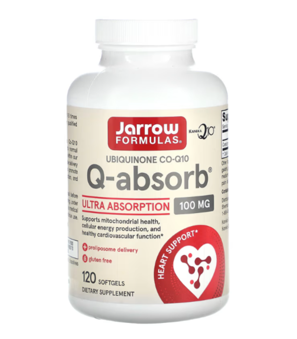 Jarrow Formulas, Q-absorb Co-Q10, 100 mg, 120 Softgels