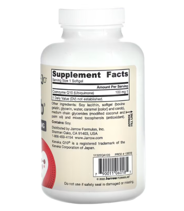 Jarrow Formulas, Q-absorb Co-Q10, 100 mg, 120 Softgels