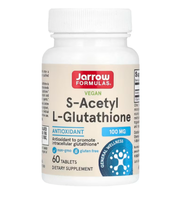 Jarrow Formulas, S-Acetyl L-Glutathione, 100 mg, 60 Tablets